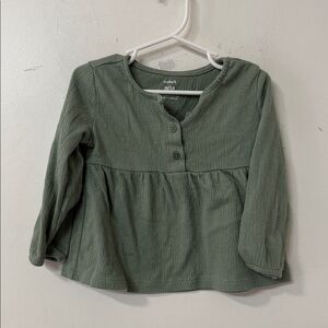 Carter's Green Long Sleeve Top
